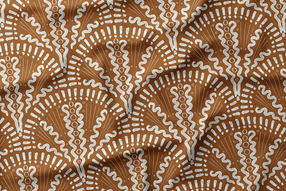 Feeling Africa
Colorway: 05 (White on Brown)