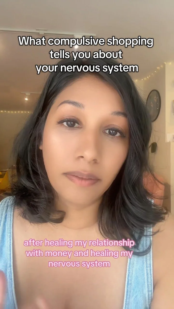 I used to call it “retail therapy”… but it was actually my nervous system in survival mode.
Healing my relationship with money healed my compulsive spending. 🛍️
When you work on your nervous system + inherited trauma, your spendi
