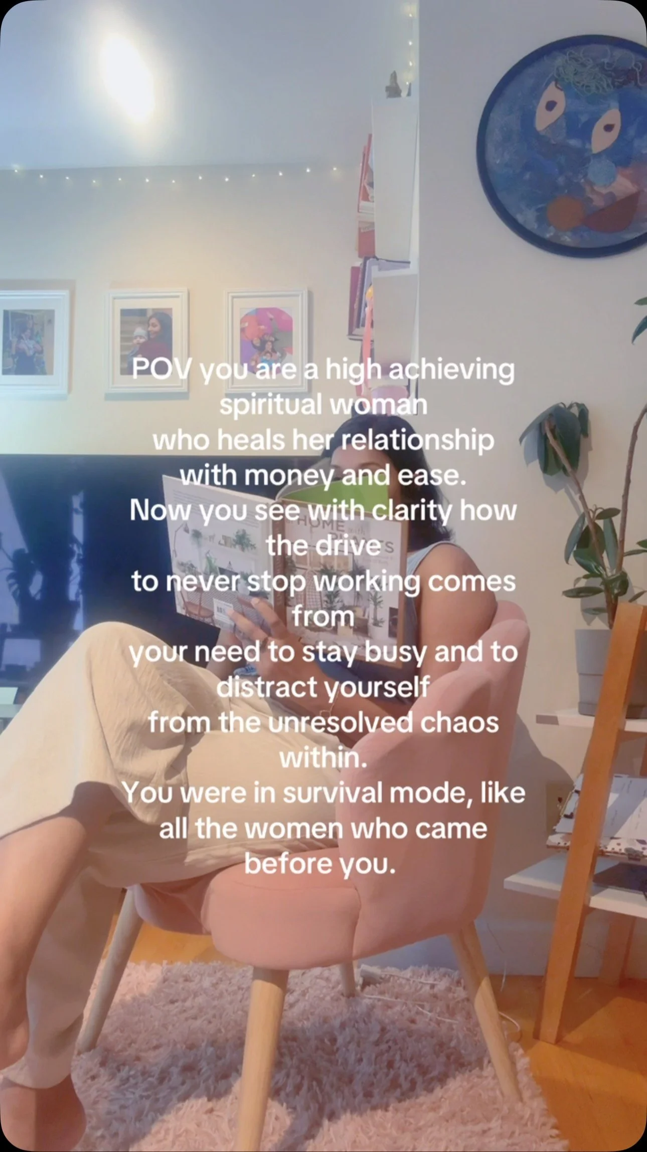 ✨POV: You’re a high-achieving, spiritually aware woman who finally realized your hustle wasn’t ambition—it was inherited survival. 😮‍💨
You used to wear “busy” like a badge of honor. But now? You see how rest, ease