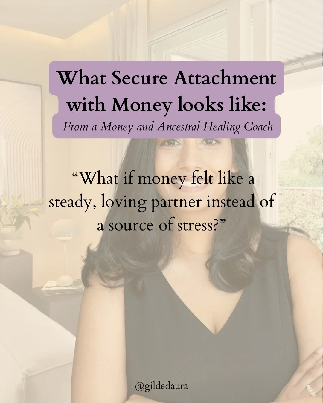 What if money felt like a steady, loving partner instead of a source of stress?
π Secure attachment with money looks like:
β¨ Checking your accounts calmly
β¨ Trusting money replenishes after you spend
β¨ Welcoming wealth + support with ease
When you