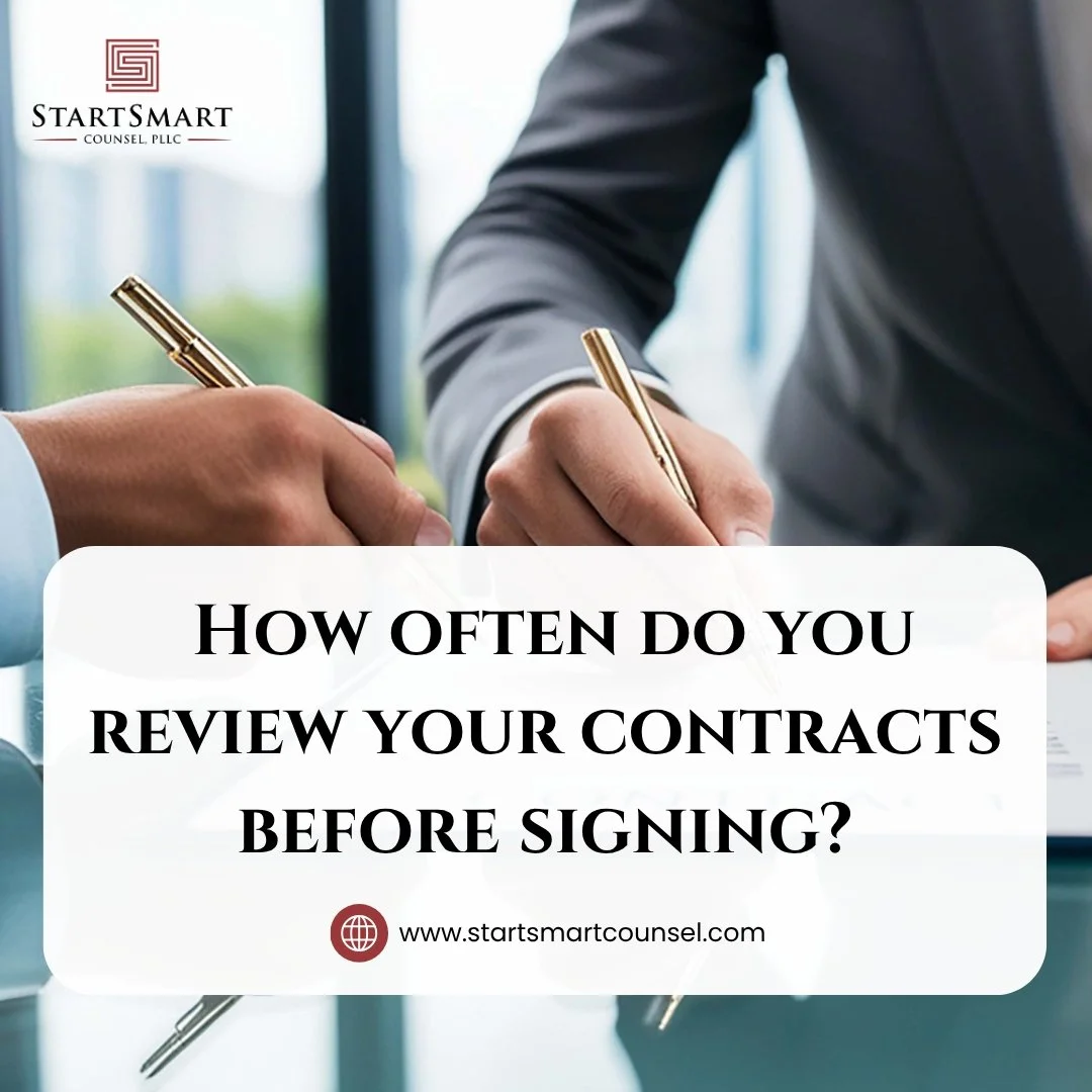 Contracts can shape the future of your business more than you think. Taking the time to review and understand what you&rsquo;re signing can prevent costly surprises and protect your interests long term. 

Every clause matters, especially as your comp