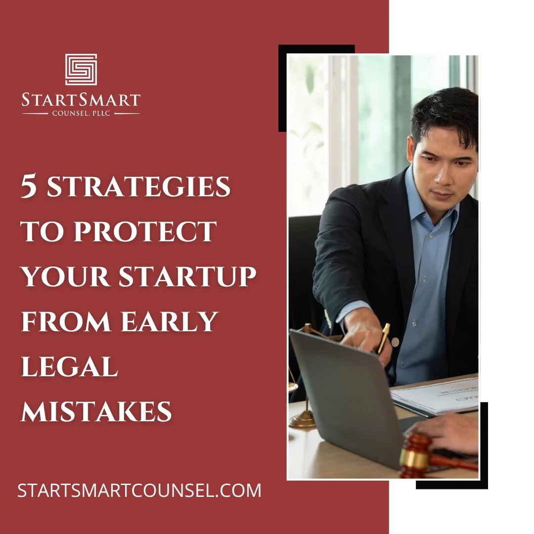 Starting strong means staying protected from day one. 💼 Here are 5 strategies every founder should follow to avoid costly legal mistakes:

✅ Choose the right business structure
✅ Put every agreement in writing
✅ Protect your intellectual property ea