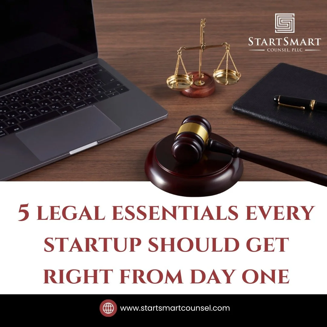 Here are 5 legal essentials every startup should get right from day one:

1️⃣ Founding documents &ndash; Clearly outline ownership, roles, and responsibilities to prevent future disputes.
2️⃣ Incorporation and business structure &ndash; Choose the ri