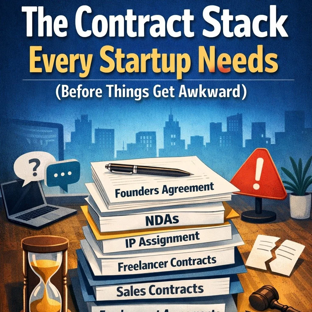 Most startup disputes don&rsquo;t start with bad actors&mdash;they start with missing contracts. If you&rsquo;re building a company without clear founder, contractor, and customer agreements, you&rsquo;re betting your growth on optimism. That&rsquo;s