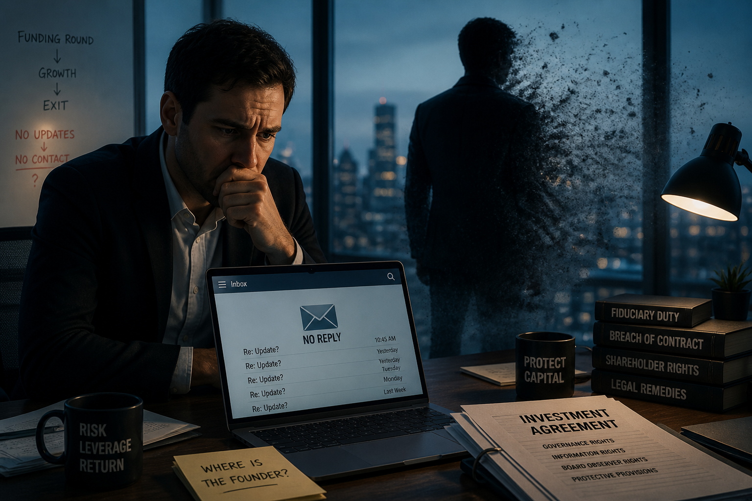 Investor Nightmare: Founder Disappears, Updates Stop, What Rights Do You Actually Have?