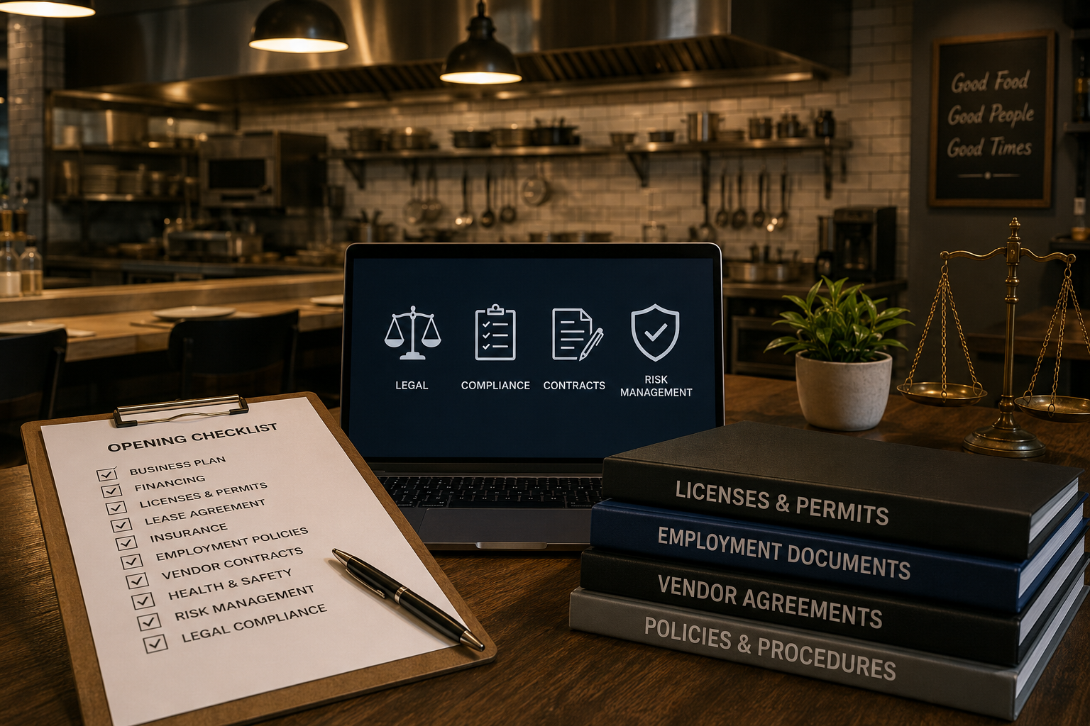 So You Want to Open a Restaurant / Food Business? Legal, Compliance, and Risk Considerations Every Founder Must Address