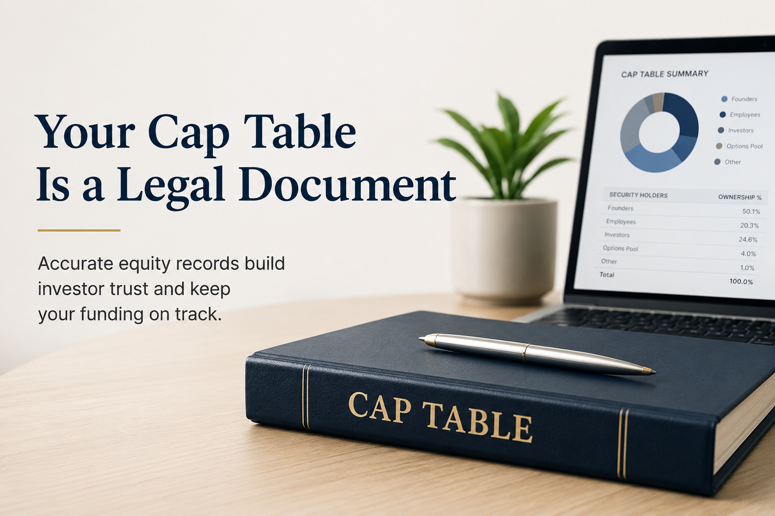 Your Cap Table Is a Legal Document, Not Just a Spreadsheet