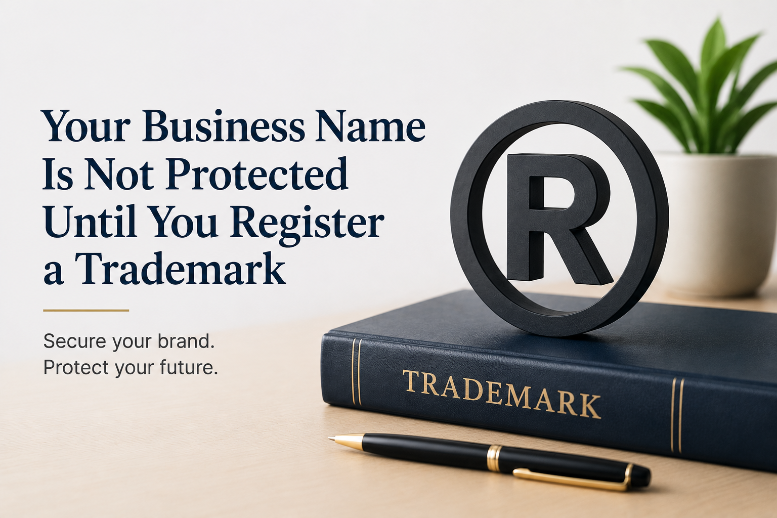 Why Your Business Name Is Not Protected Until You Register a Trademark