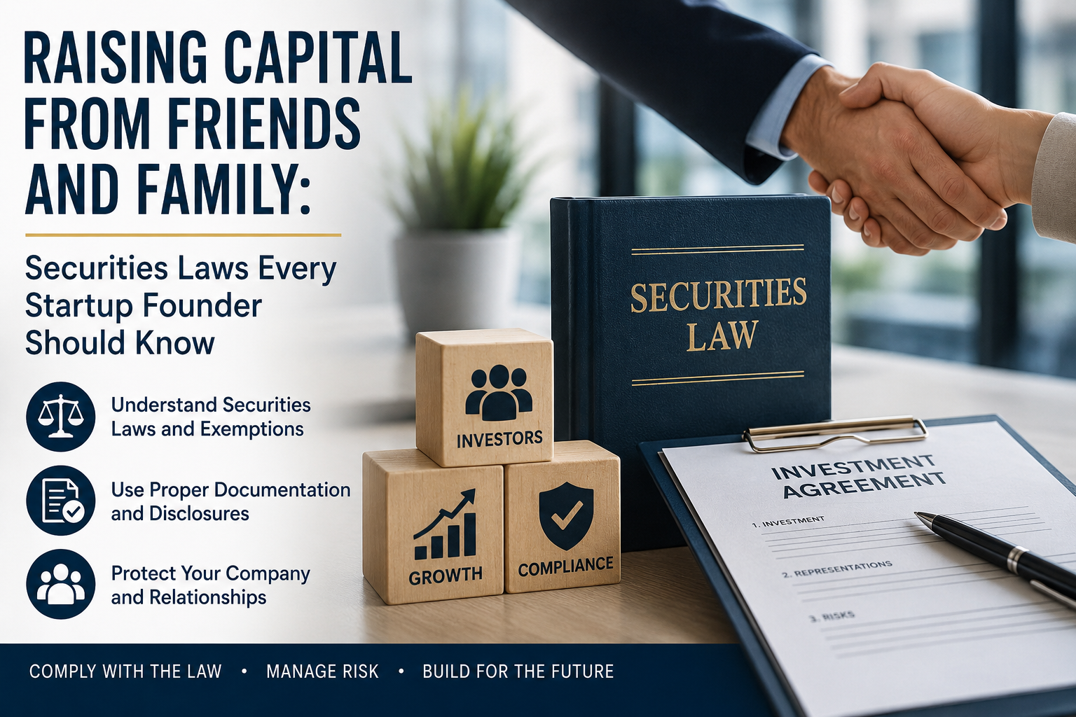 Raising Capital from Friends and Family: Securities Laws Every Startup Founder Must Know