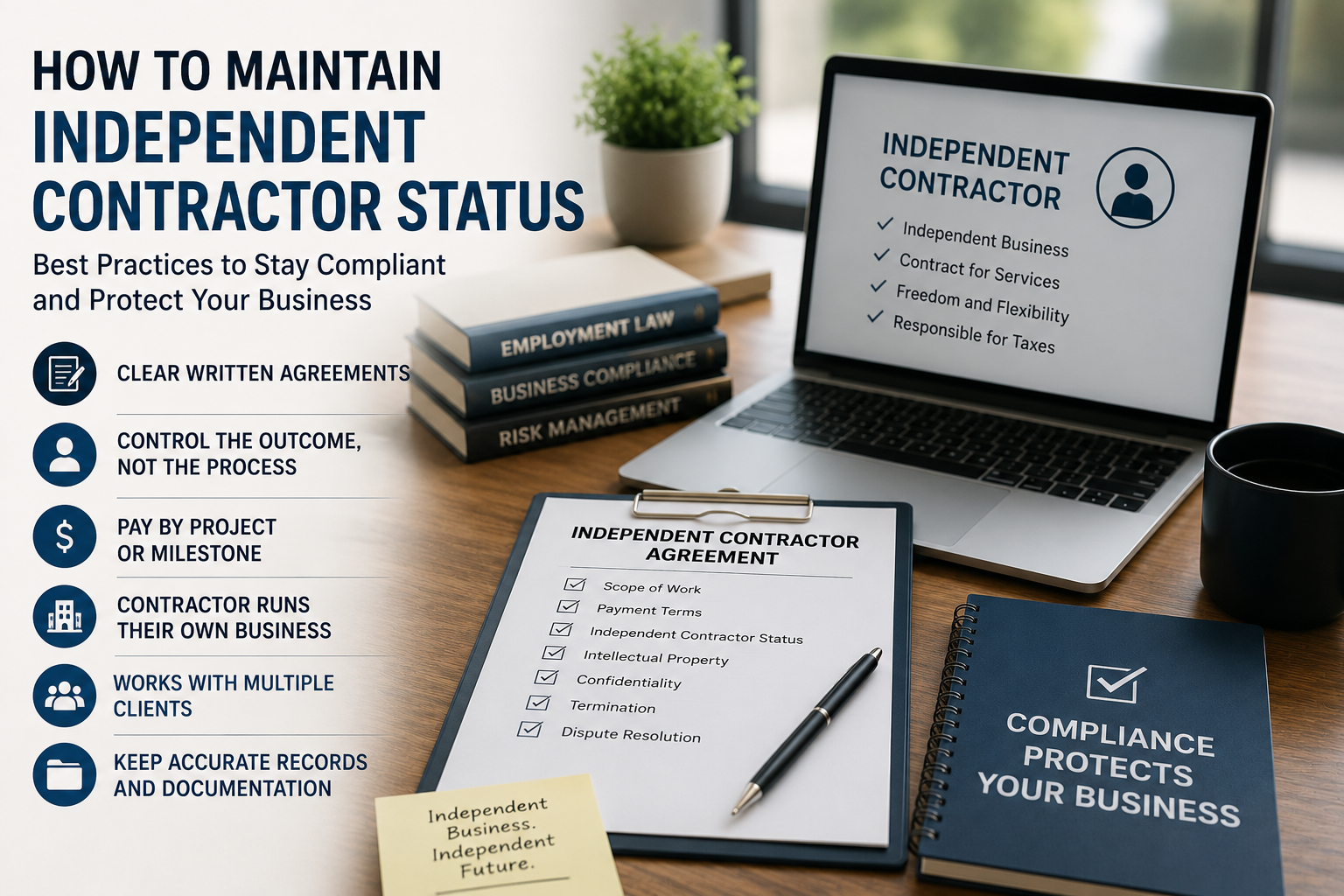 Worried Your Independent Contractors Could Be Reclassified? Here's How to Maintain Independent Contractor Status