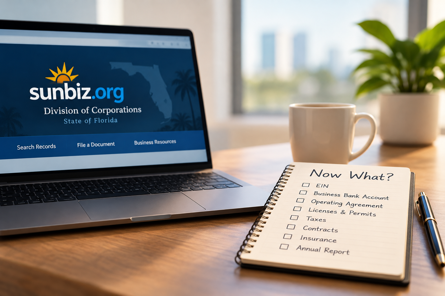 So You Registered Your Business on Sunbiz. Now What? 10 Essential Steps to Protect Your Florida Business
