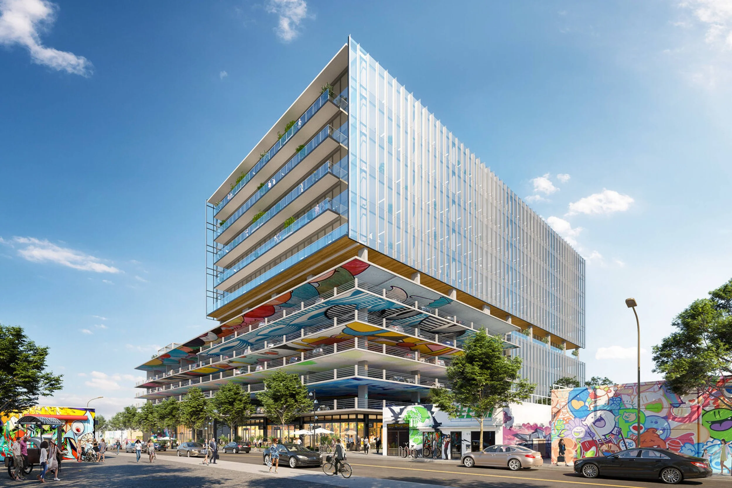 Exterior of 545 Wyn in Miami, FL for a showcase of their corporate fitness facility designed and installed by The Fitness Connection