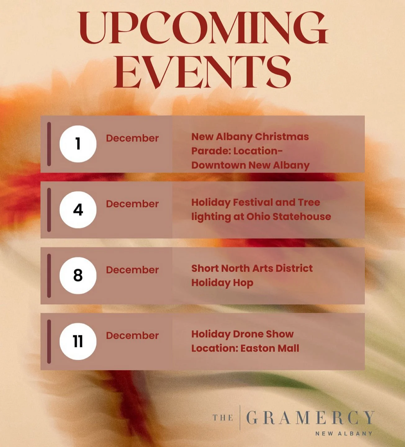 🎄✨ From all of us at The Gramercy, here are some fun things to do this December! ✨ #DecemberMagic #HolidayCheer