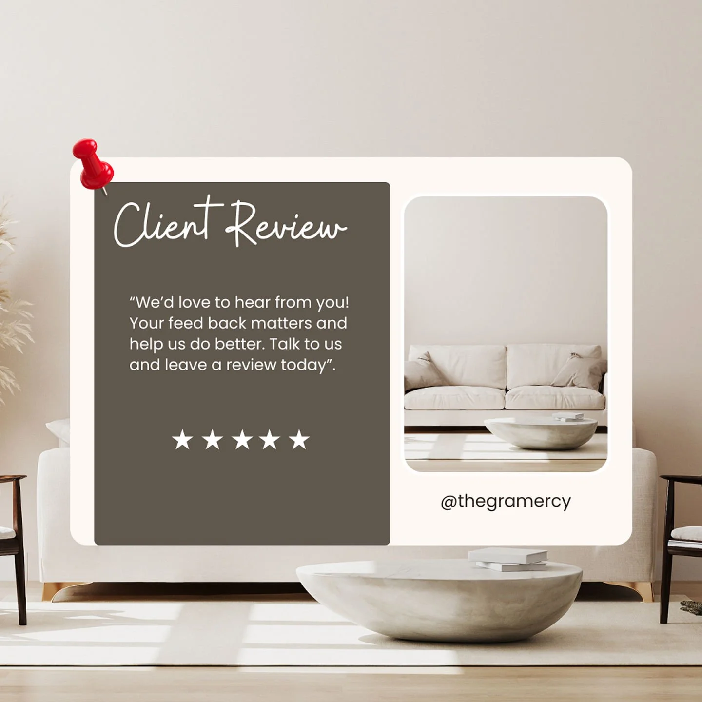 ✨ &ldquo;Tell us what you think! Leave a review and share your experience 💛&rdquo;