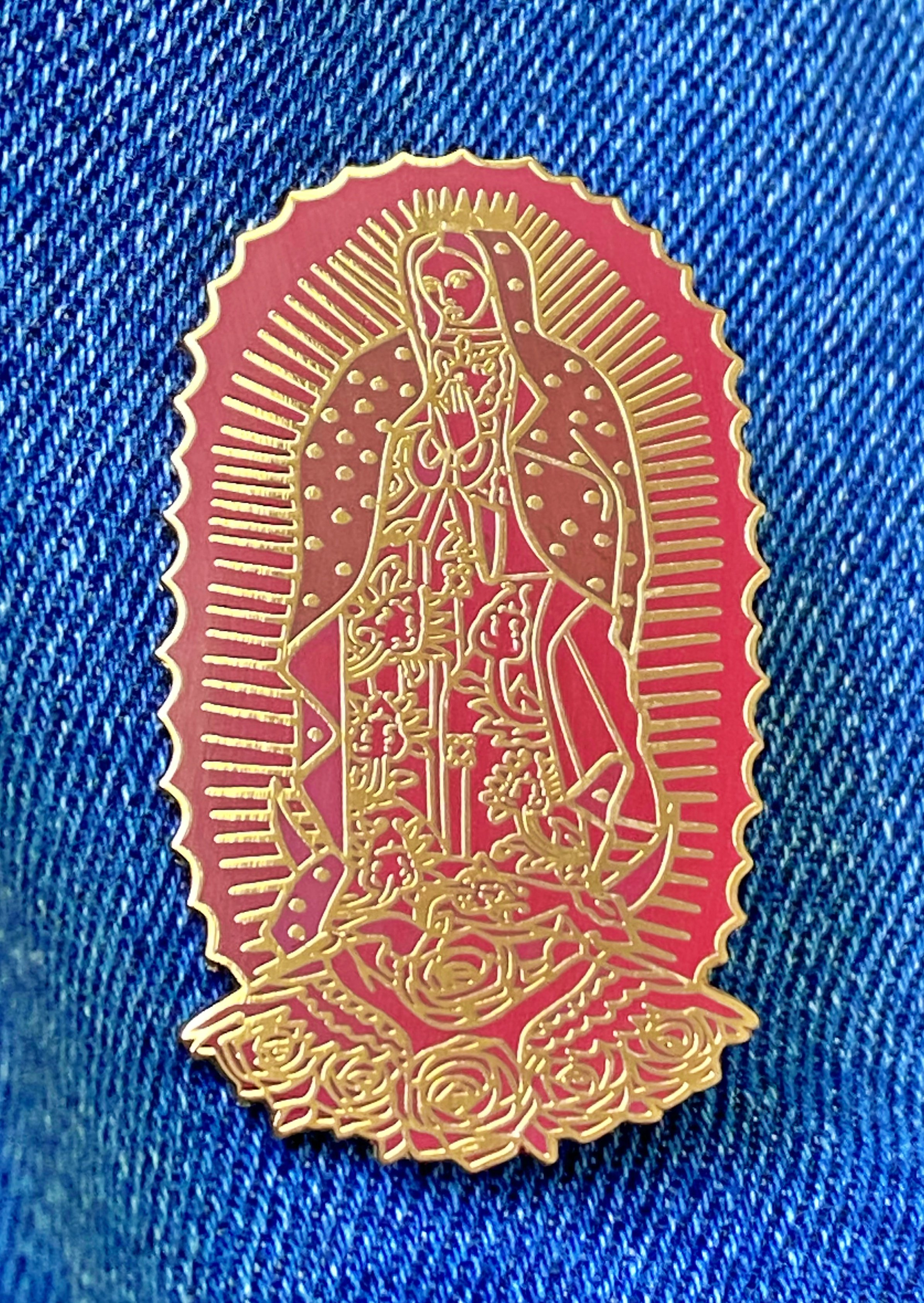 Red Guadalupe Pin