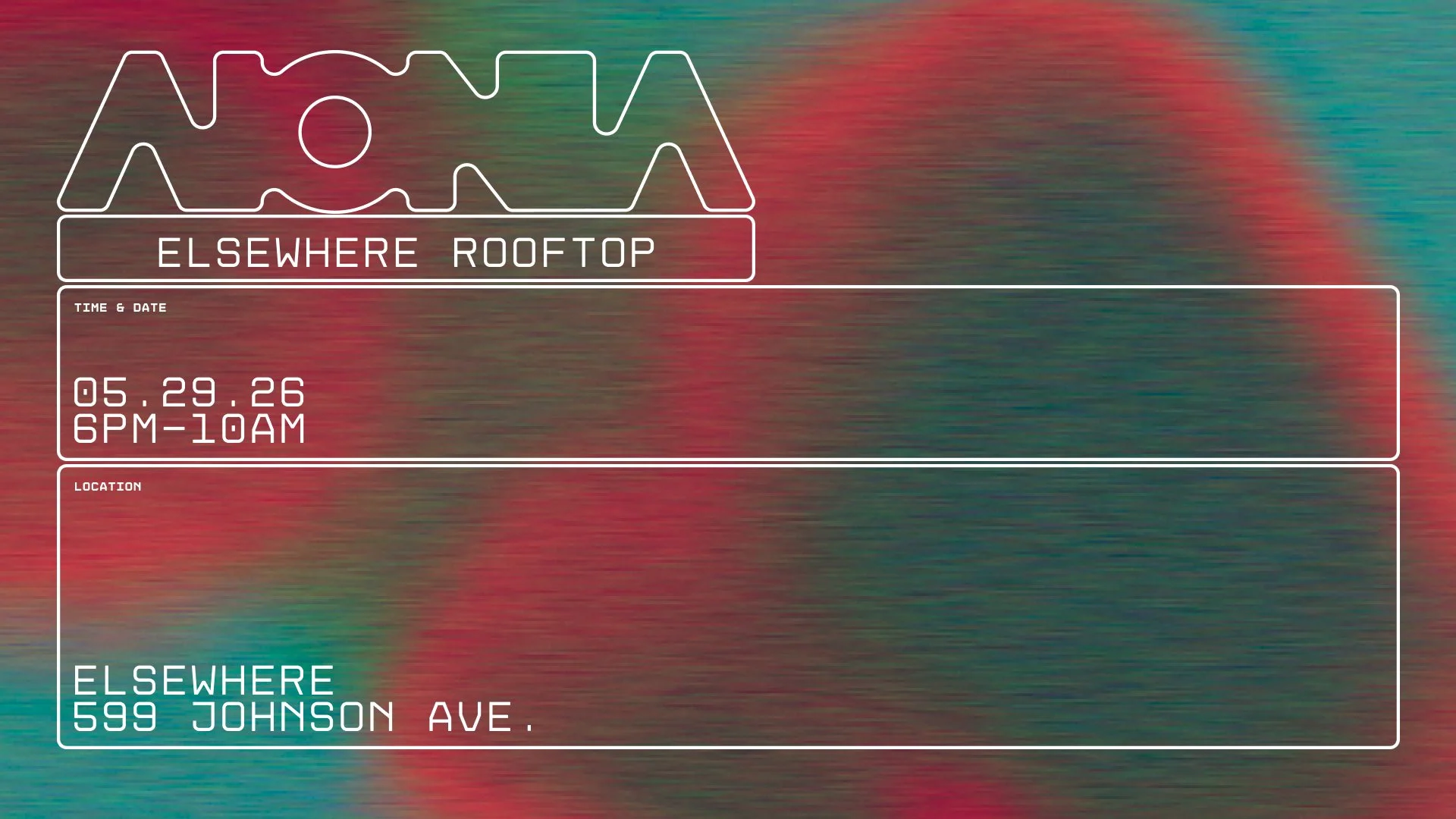 MARIE DAVIDSON [OPEN TO CLOSE] @ ELSEWHERE ROOFTOP