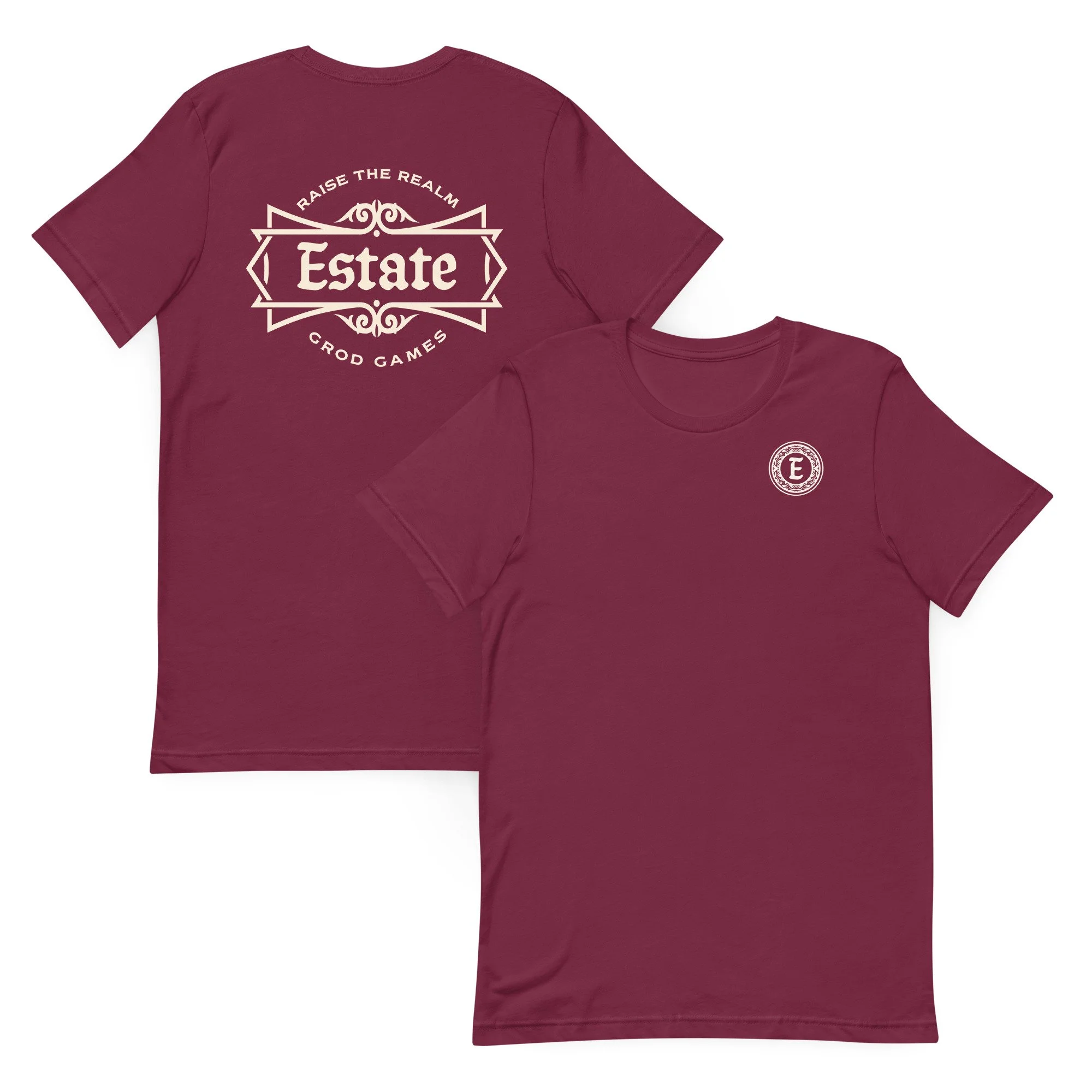 T-shirt with Estate Raise the Realm Logo