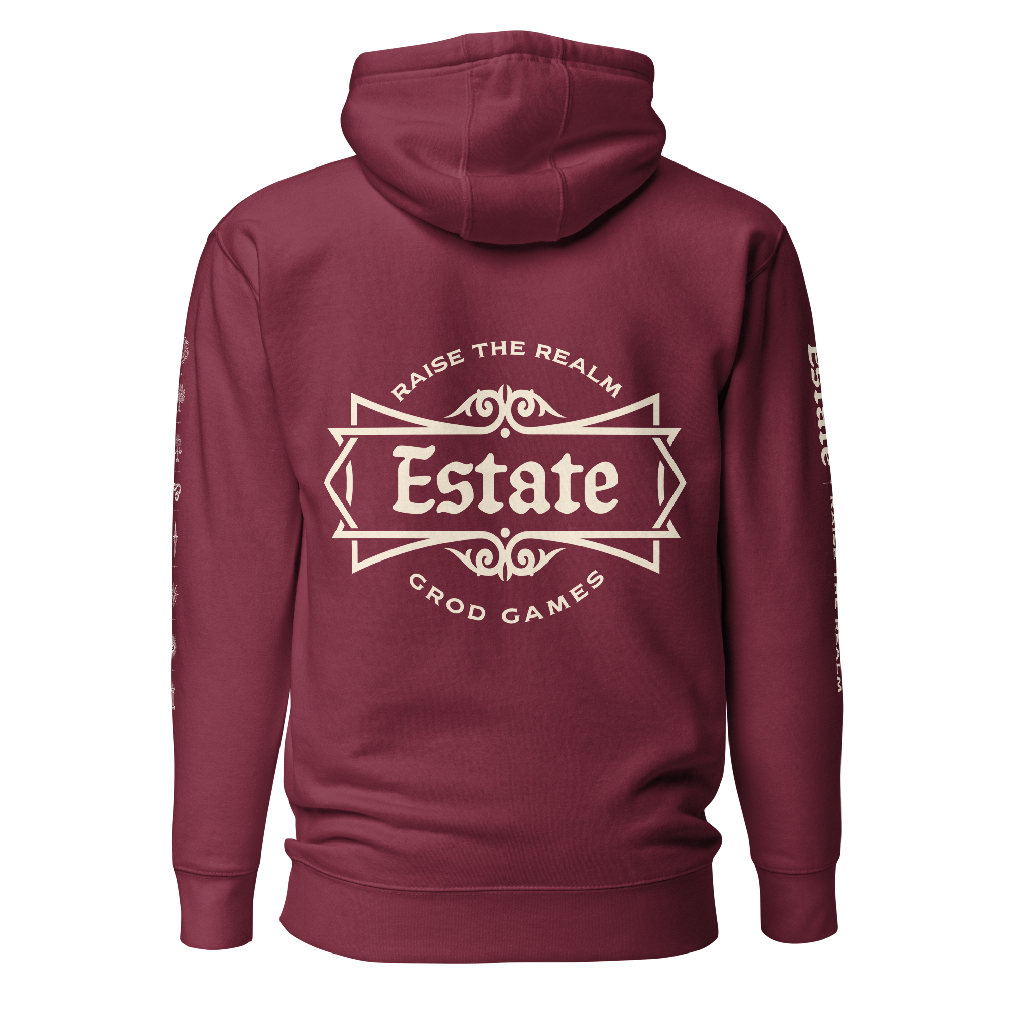 Hoodie - Estate Logo and Leader Crests on Sleeves