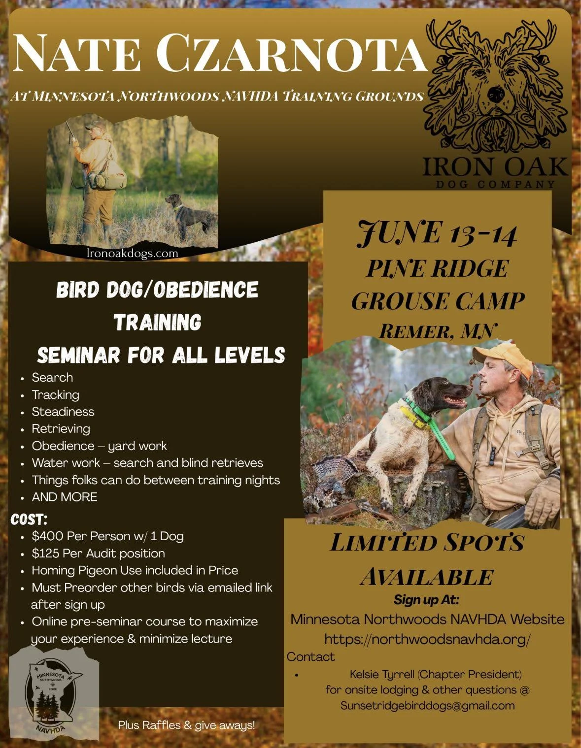Minnesota Northwoods NAVHDA Seminar