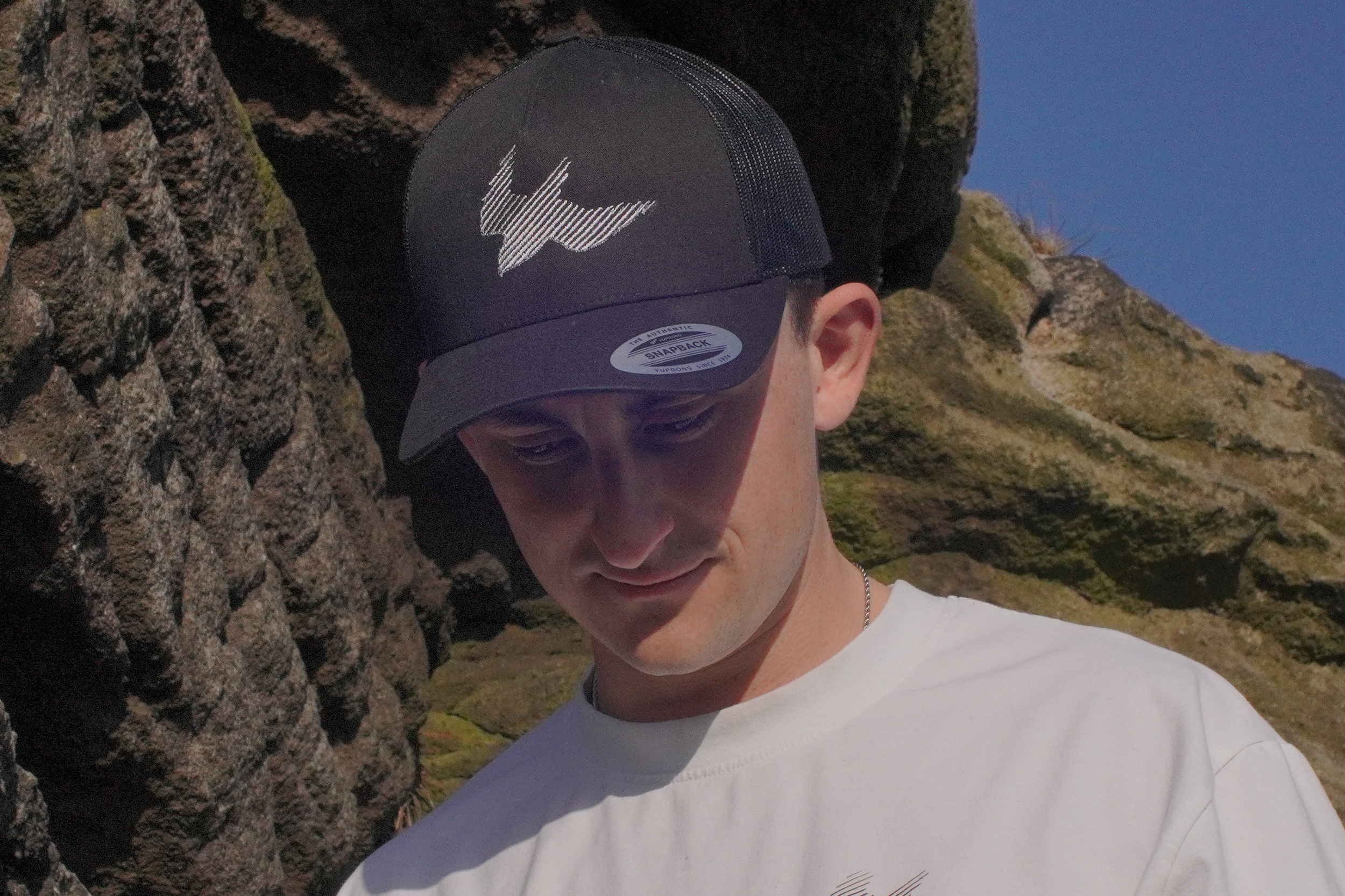 Blue Cap  Falco Logo