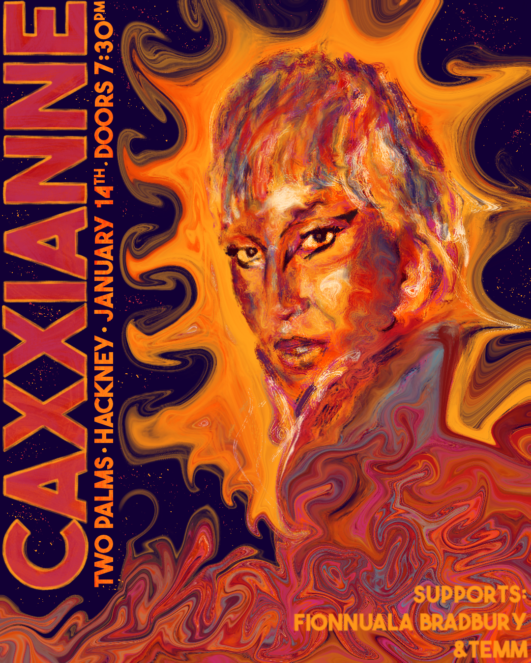 Two Palms - Caxxianne, Poster