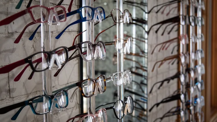 Colorful eyeglass frames for kids and adults at Anderson Family Vision in Bozeman