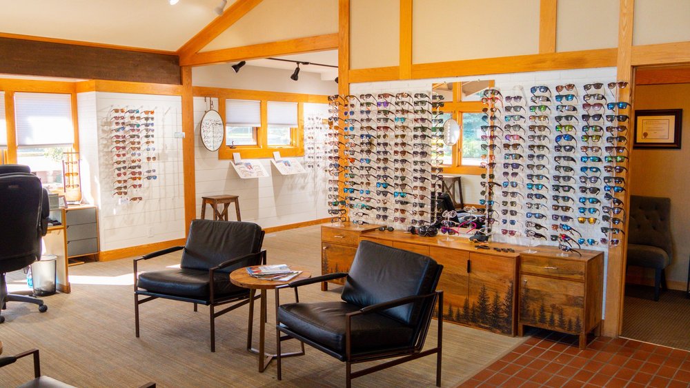 Inside Anderson Family Vision eye care office in Bozeman, Montana