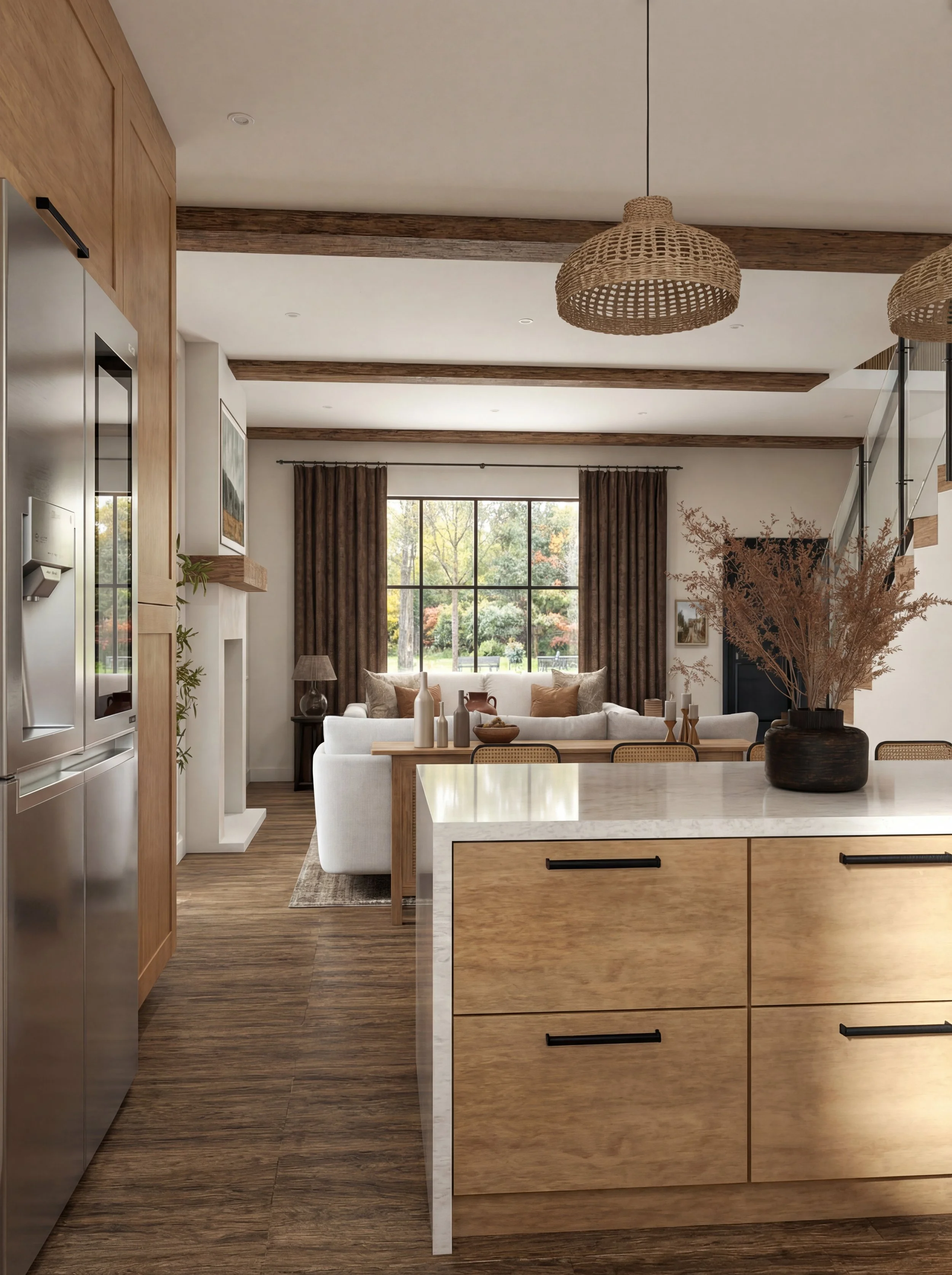 Kitchen - Living Room