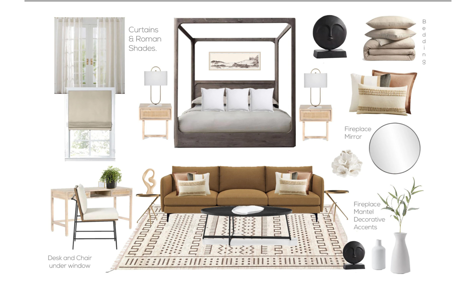 Suzanne's Master Bedroom - Mood Board