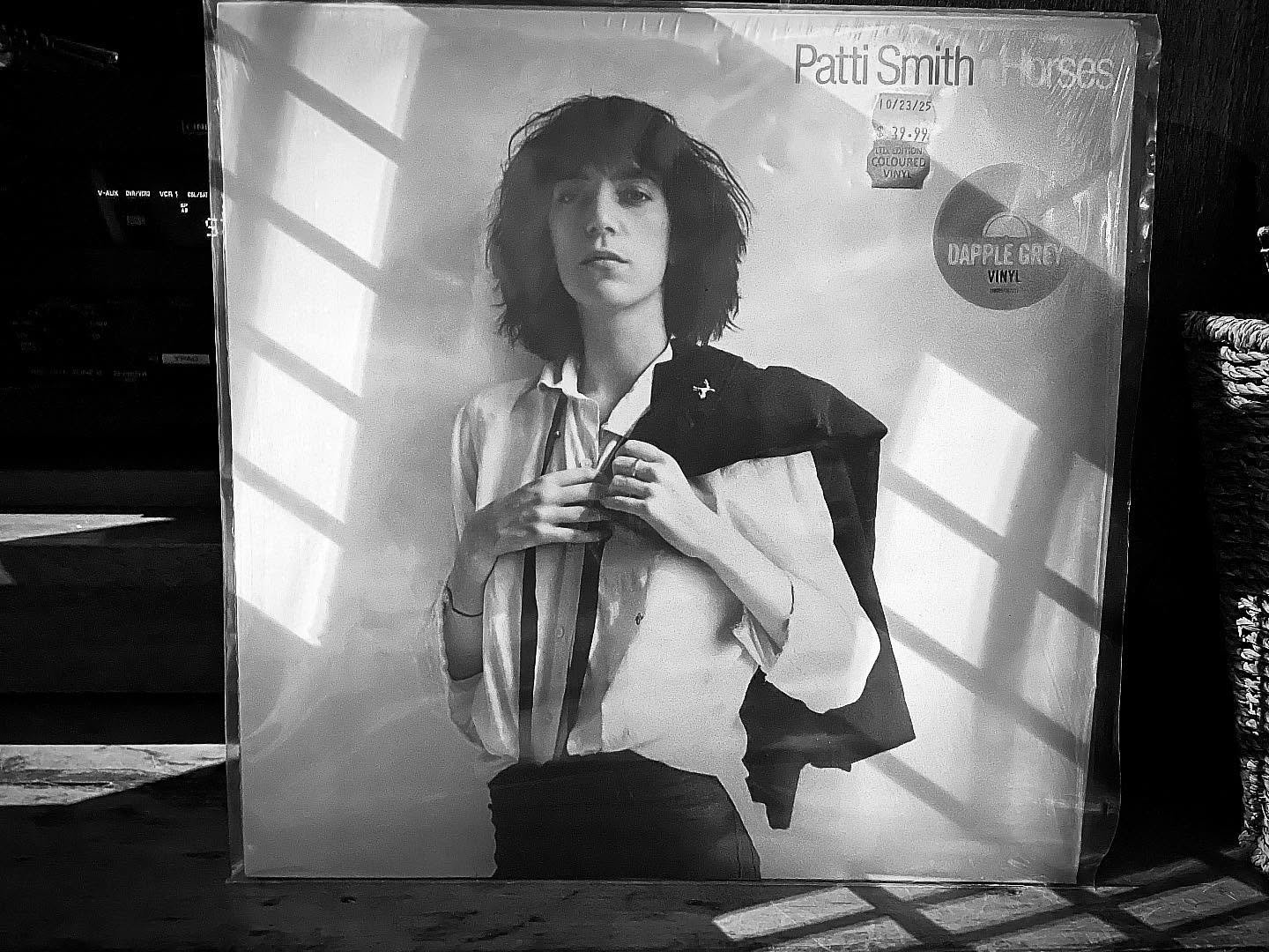 I think I improved in this already gorgeous album cover. What do you think? 
#landrybasketlighting
#horses 
#sundaysnowstorm