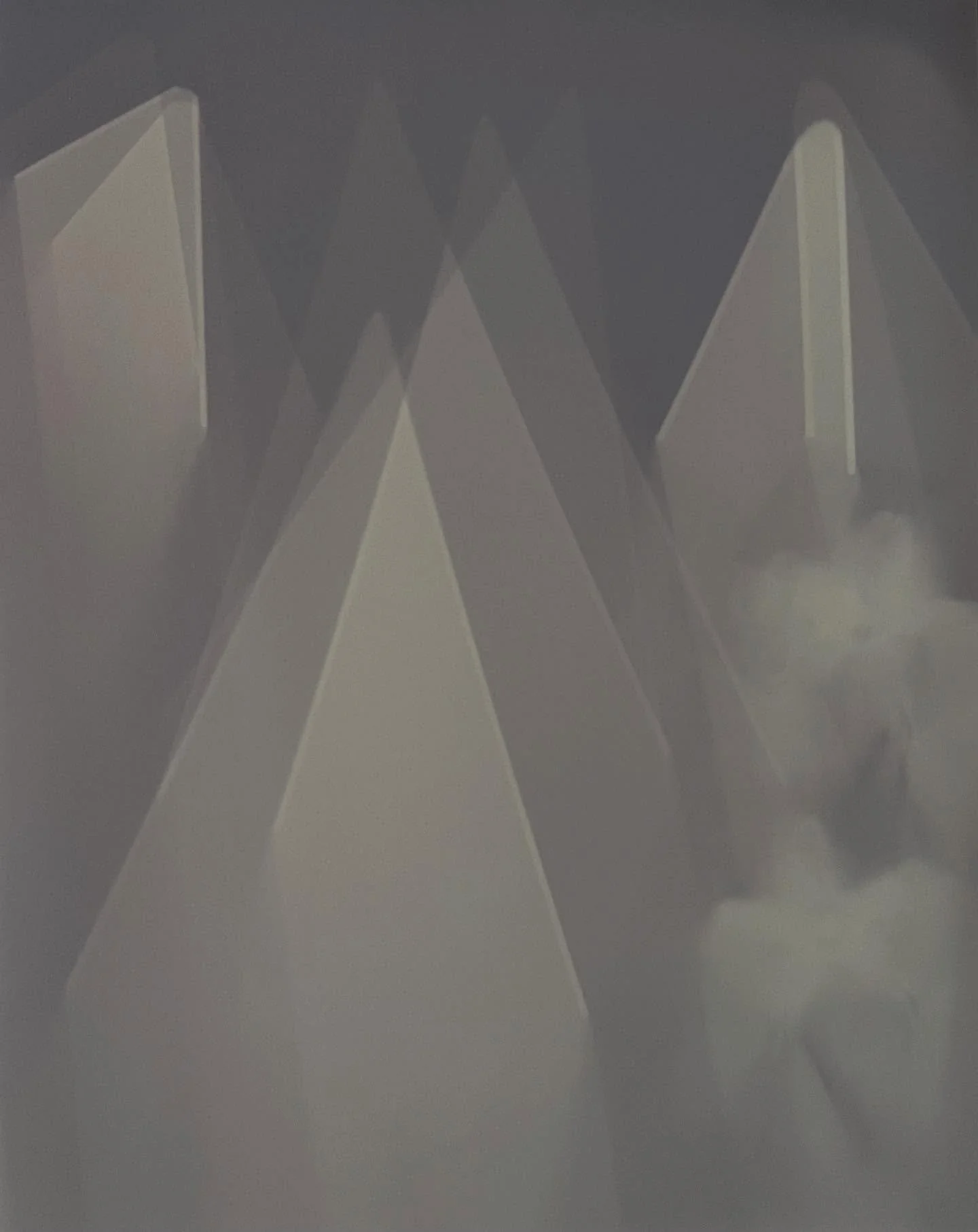 Travelling to Bogota for work meant I didn&rsquo;t get to be much of a tourist. While working I made these lumen prints. The last one is a pop-can pinhole camera image of the view outside my hotel room. 
#lumenprinting
#lumenprintingphotography 
#cam