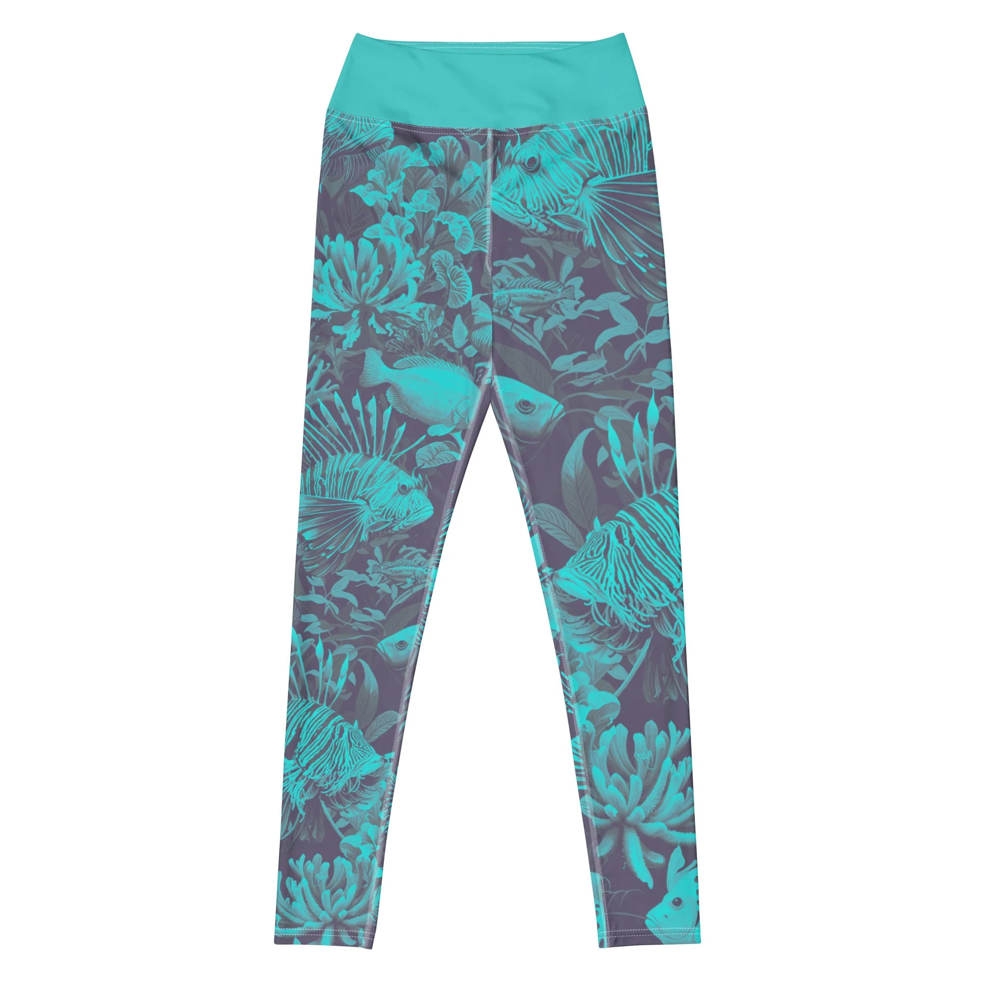 Lionfish Leggings Turquoise