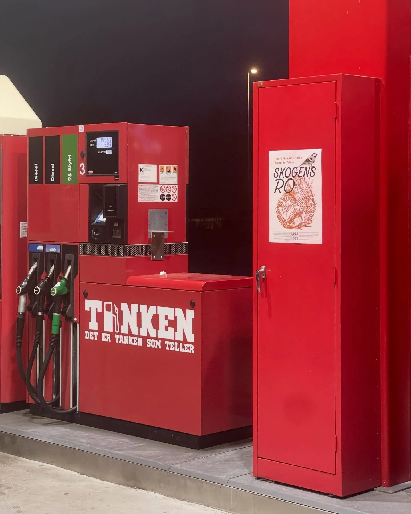 &ldquo;Skogens ro&rdquo; st&aring;r ut oktober 🐿️ all info finn du p&aring; nettsida - kunstkontaineren.no - der du &ograve;g kan handle arbeida direkte 🍂