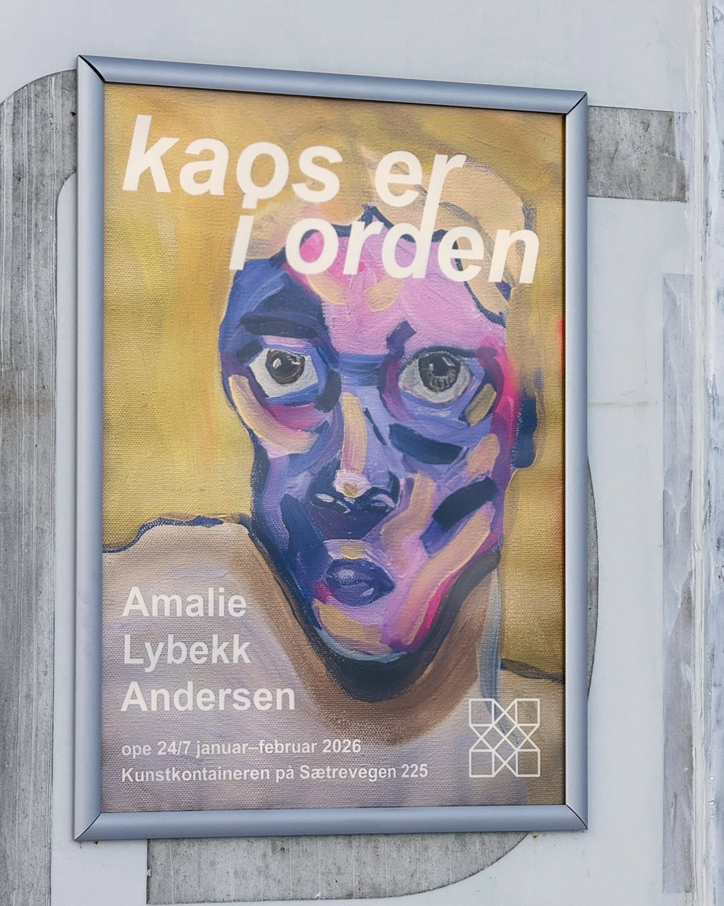 Amalie Lybekk Andersen er sj&oslash;lvl&aelig;rt og starta &aring; m&aring;le etter ho vart diagnostisert med schizofreni. Ho vart f&oslash;dd i 1995 i T&oslash;nsberg, og debuterte p&aring; Haustutstillinga i 2022. I utstillinga vises portrett og ab