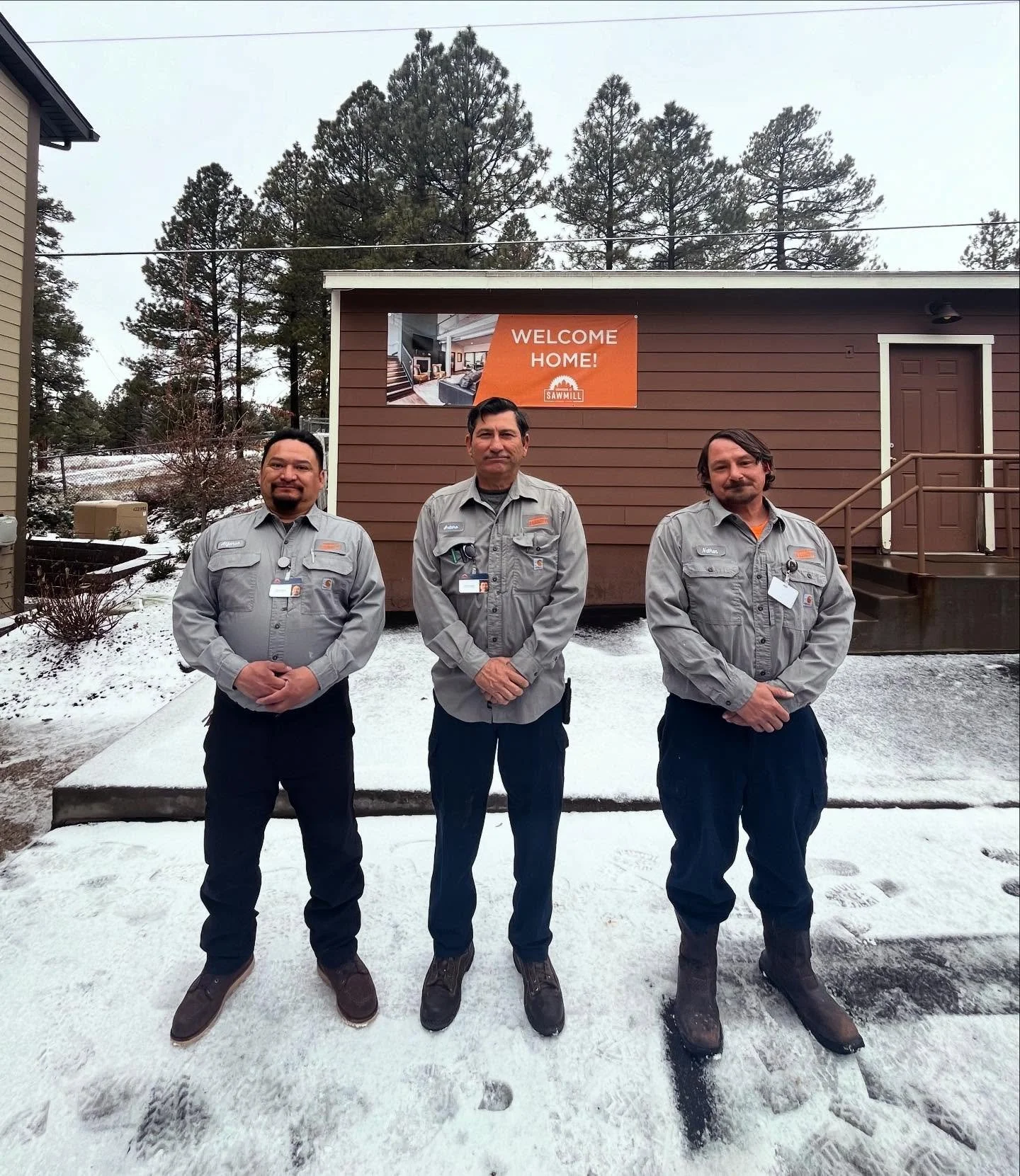 Maintenance Team appreciation post! 

These guys have been working hard this week to make sure our walkways and steps are safe and accessible! We are so thankful.

Don&rsquo;t forget to say hi and thank you if you see them out on site. We hope everyo