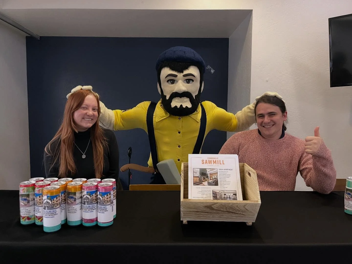 Thank you to everyone who stopped to say hi to us on campus today! We had so much fun meeting you guys 🧡 

What flavor Alani did you get? 👀

#thecommonsatsawmill #coastalridge #nau #naulumberjacks #jacksnaps