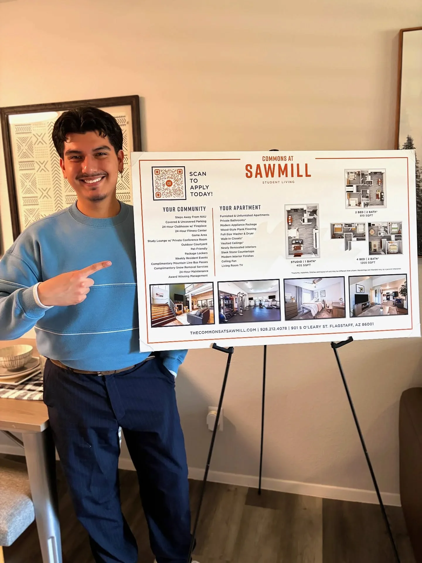 Still waiting on housing? Come tour before summertime and lock in your spot! 🔒

With great rates and spaces almost filled up in some floorplans, end the semester without the stress of having to find a place this summer! ⛱️

#nau #nauhousing #flagsta