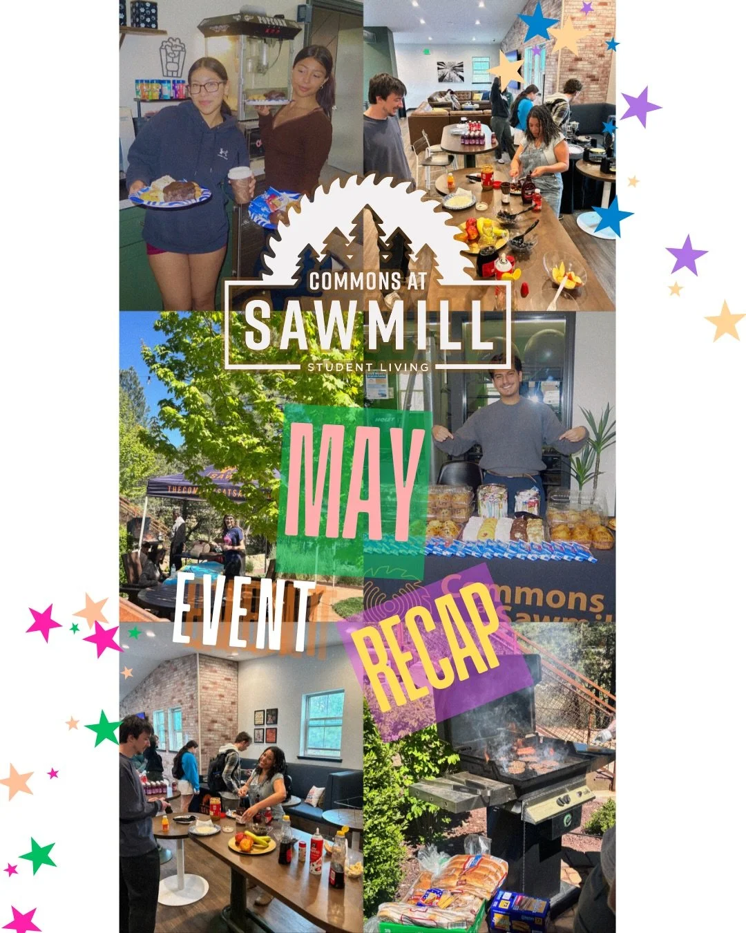 The CAS team hopes you all are having a FUN-tastic summer so far! Here&rsquo;s is a recap of all our recent events for this month! ☀️ 👙

 To kick off the month, we had our Waffle Bar to start with, then we had our Breakfast on the Go, the day after 