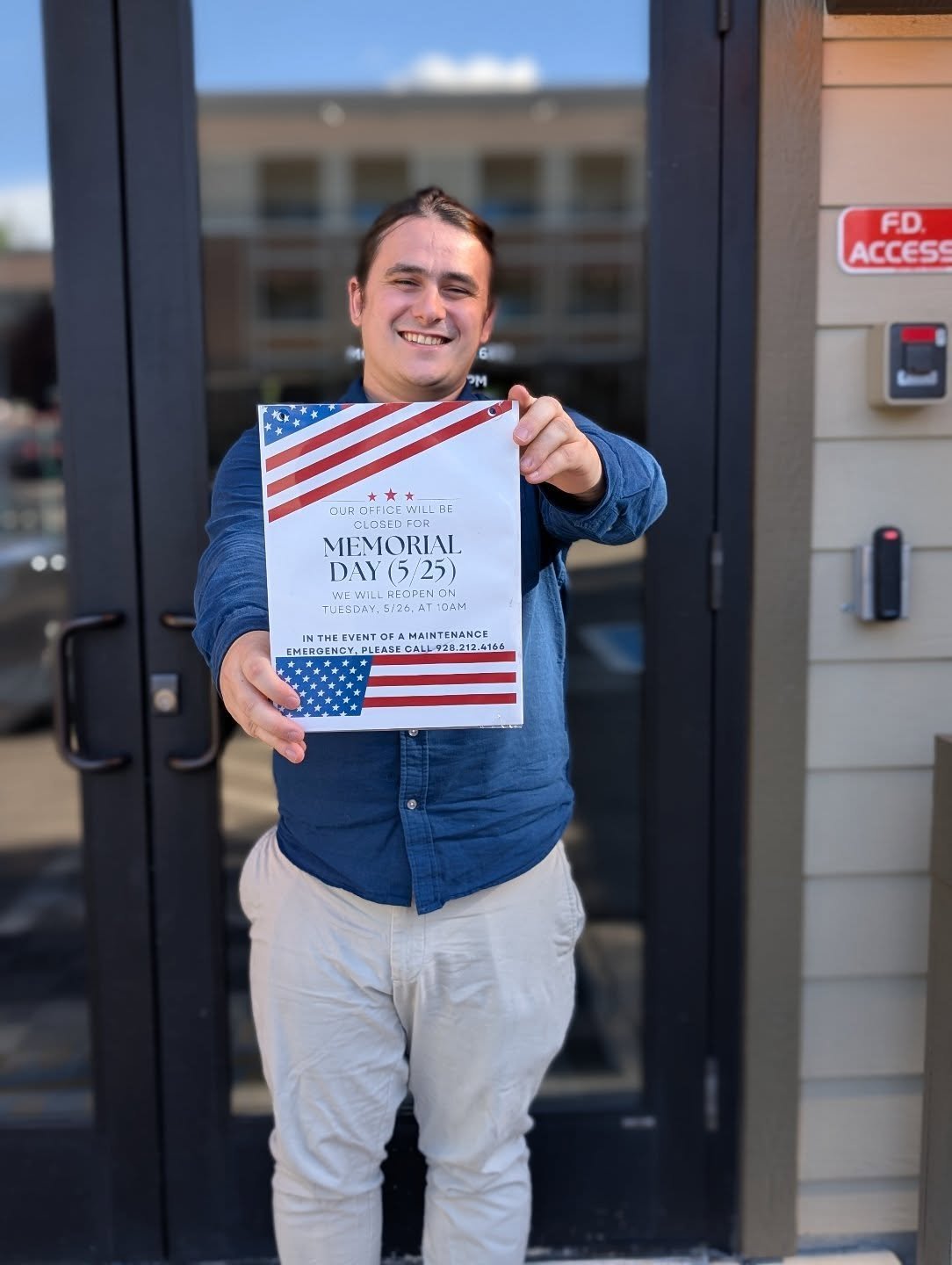 Our office will be closed for Memorial Day this Monday 5/25! 🇺🇸

We will reopen on 5/26, for emergencies, please call us at 928.515.3140 and select emergency maintenance. 

#thecommonsatsawmill #flagstaff #flagstaffliving #naulumberjacks #nau
