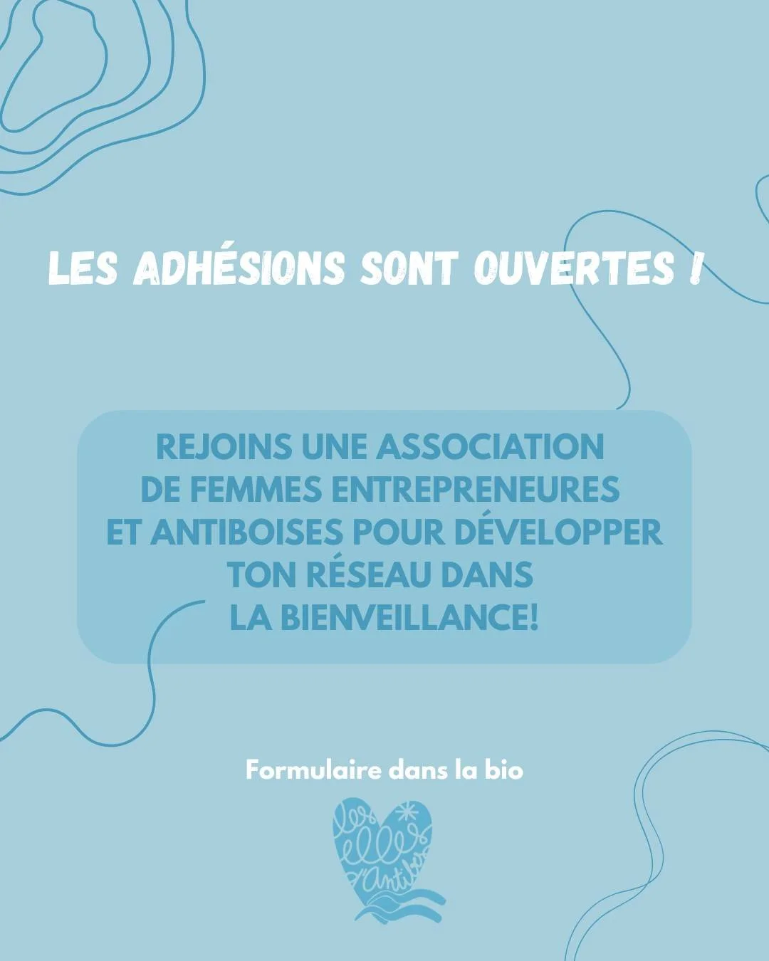 Vous souhaitez adh&eacute;rer &agrave; l'association Les Elles d'Antibes ? C'est maintenant 🩵

Le formulaire d'inscription est dans la bio et nous reviendrons vers vous tr&egrave;s vite avec la date de notre prochaine permanence ! ✨

Antibes, Adh&ea