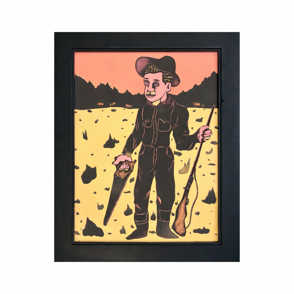 Cowboy in the desert sunset.png