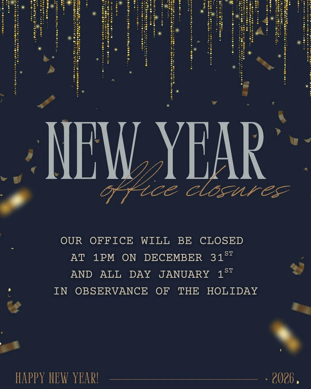 We will see you in the New Year!🎆
