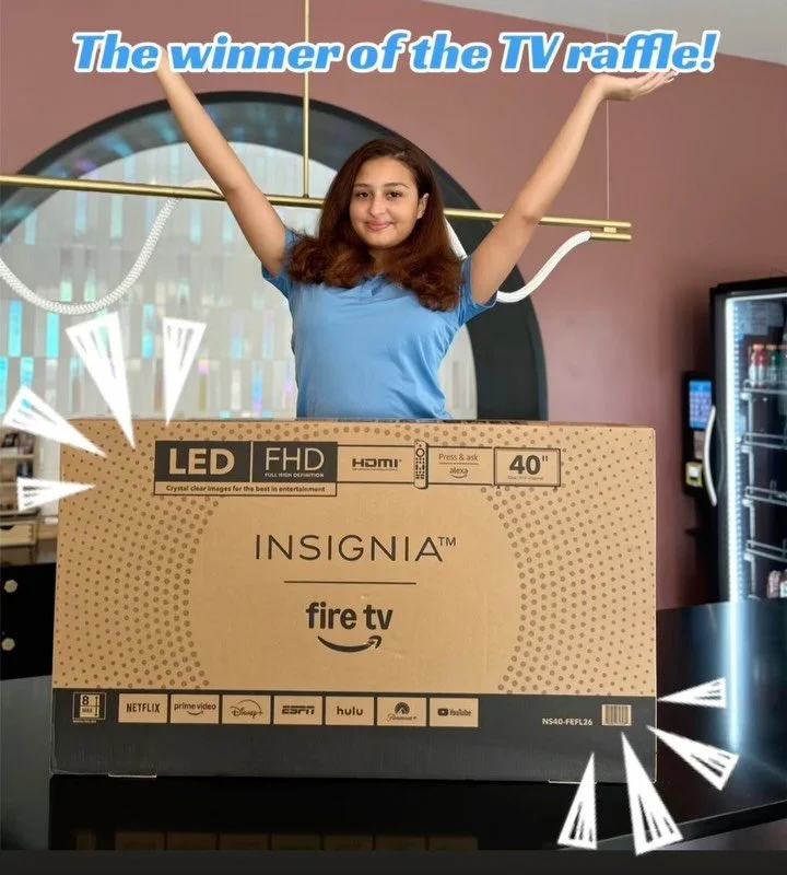 Congratulations to Dev for coming to tour and winning our raffle.