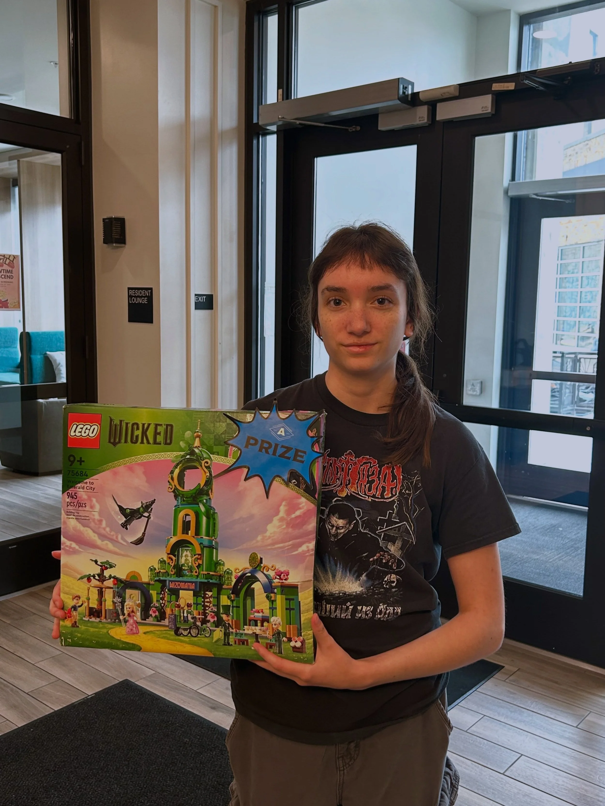 Congrats to our WINNER of the Wicked LEGO Set! 🥳🏆 Keep an eye out for more prizes 👀 and comment below what movies you wanna see next at Showtime! 🍿🎥