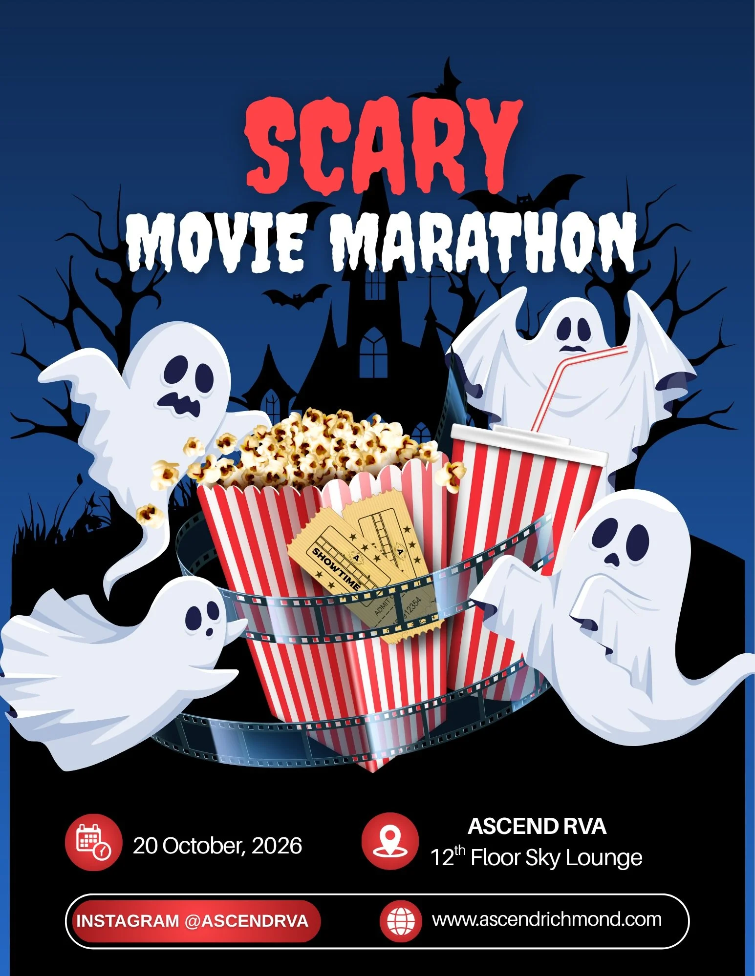 This is what y&rsquo;all wanted&hellip; don&rsquo;t be too scared to show up now! 🫣🍿

#ascendrva #scarymovies #showtime #residentevents