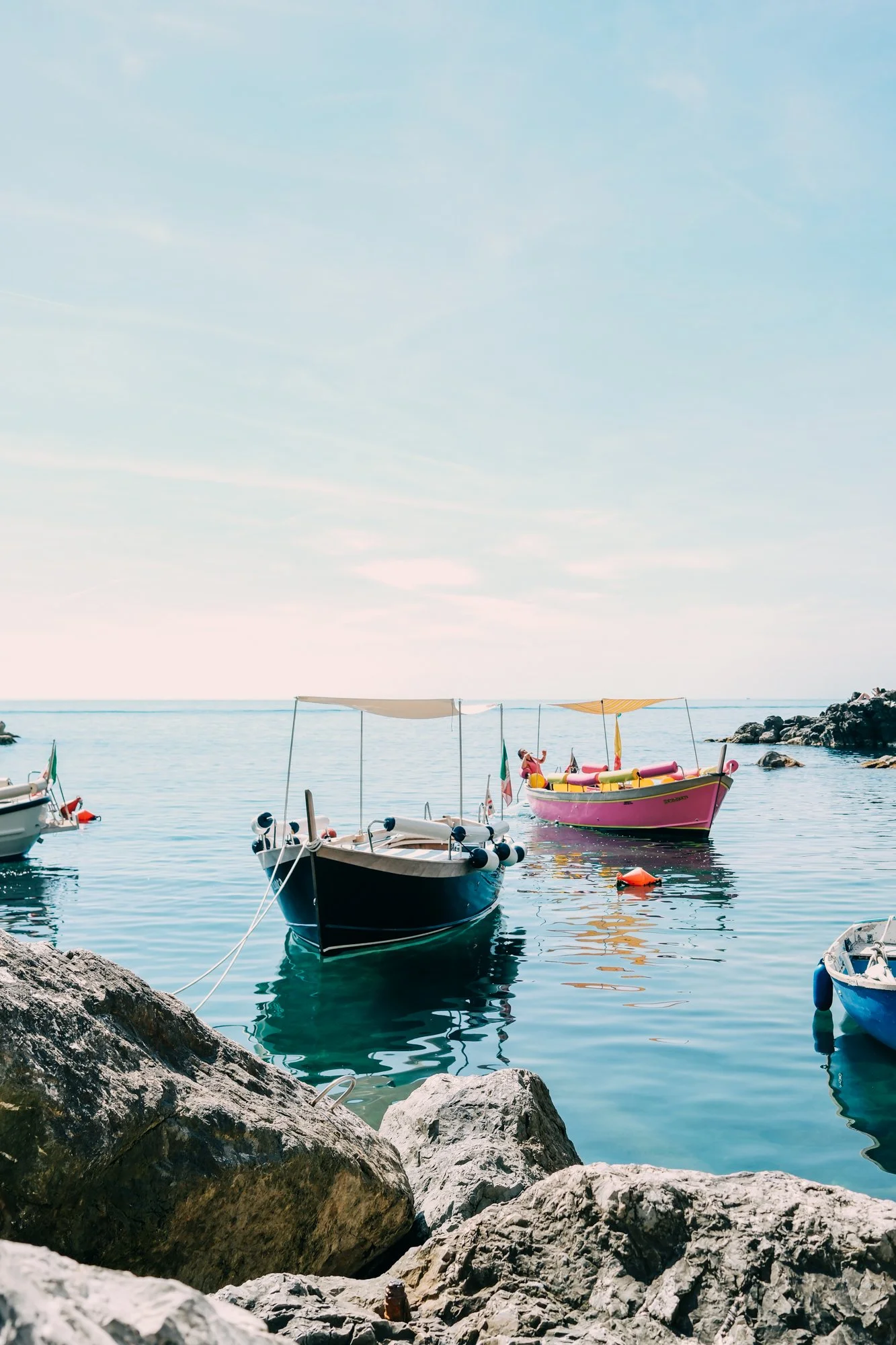 Boats in Cinque Terre