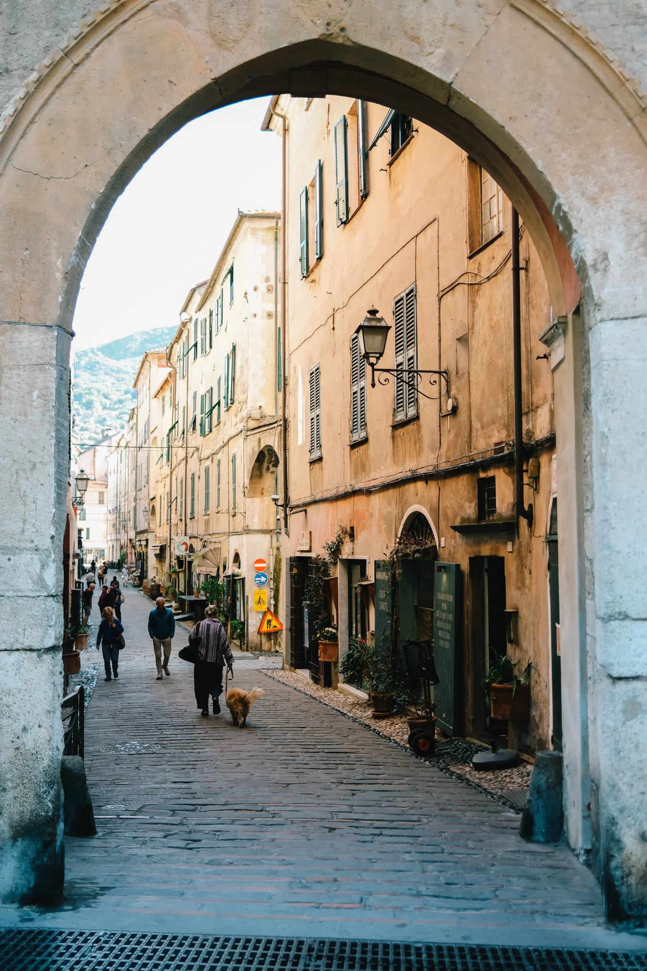 Alleyways into Finale Borgo