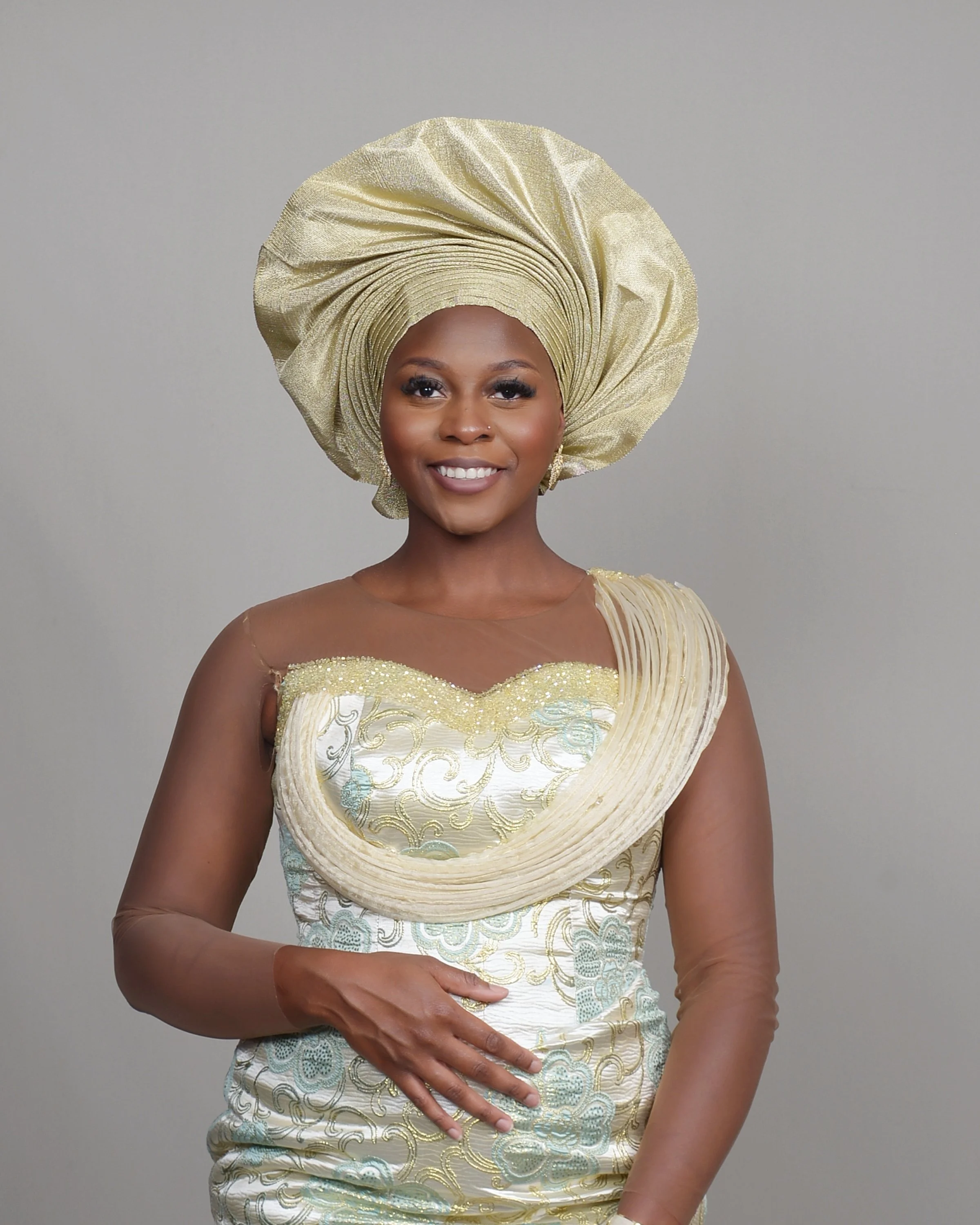 autogele headtie wedding