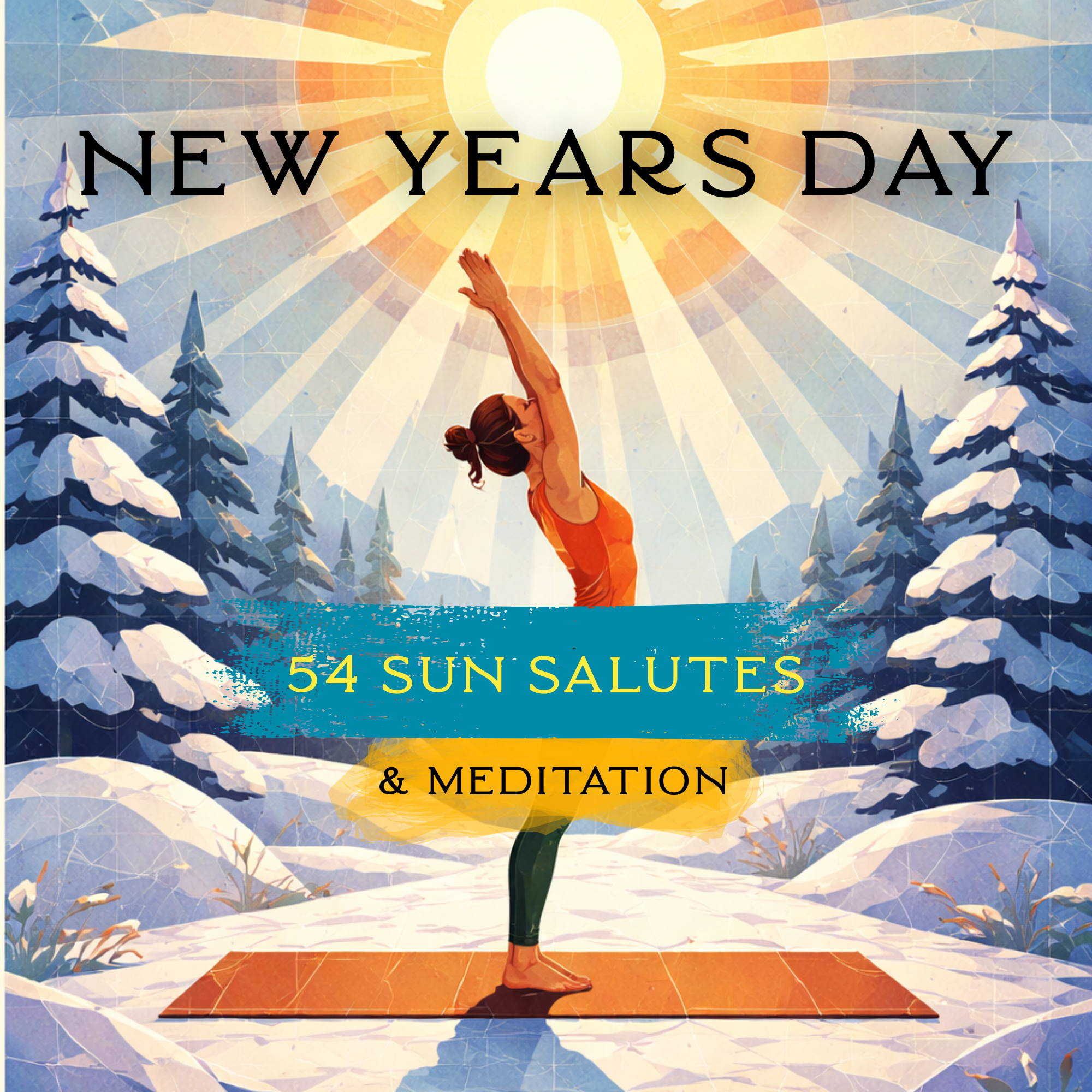New Years Day Yoga.