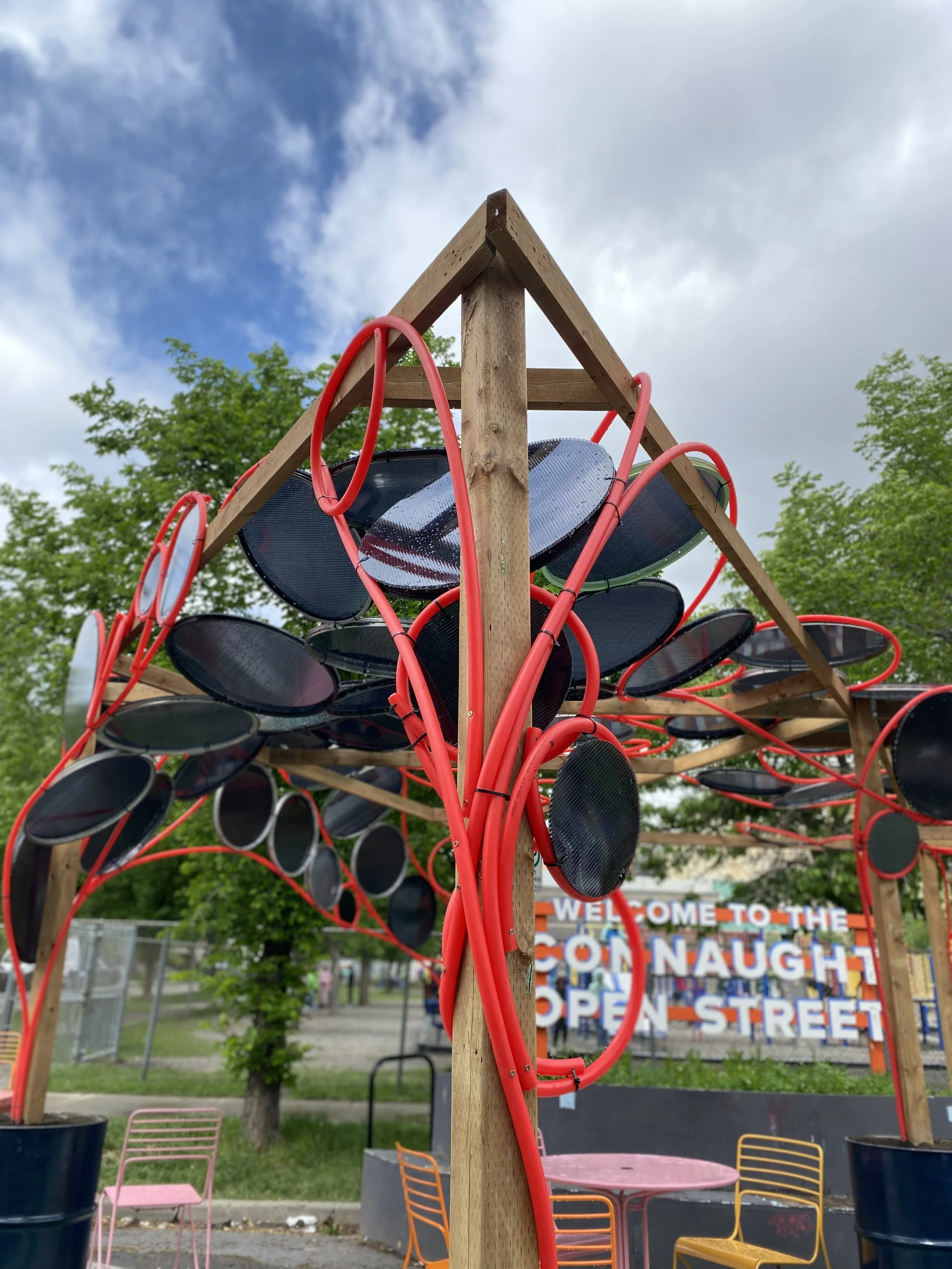 Connaught Open Street Shade Sculpture